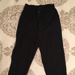 ZARA BLACK PAPER BAG PANTS